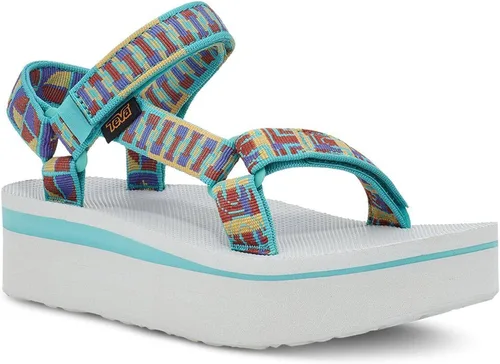 Vista 25 de Sandalia Teva de plataforma universal para mujer Balance Oliva Quemada