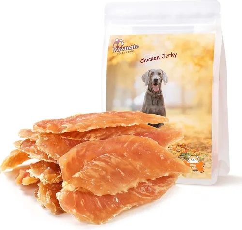 Vista 10 de Golosinas para perros Pawmate, anillos de pollo deshidratados, sin pellejo crudo, sin granos, pechos de pollo naturales reales, golosinas