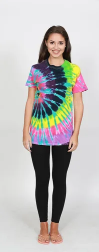 Vista 3 de Colortone Camisetas de teñido anudado 100% algodón para niños
