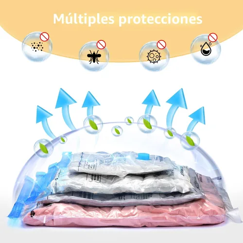 Vista 6 de UPGOGO Bolsas de Vacío de Viaje con Bomba Eléctrica Portátil (Combo Paquete de 8)