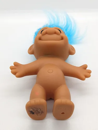 Vista 3 de Muñeca Troll Aqua Blue Vintage