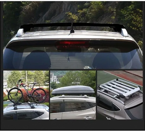 Vista 4 de 2 barras transversales con cerradura para Nissan X-Trail Rogue 2014-2021