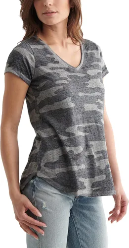 Vista 3 de Lucky Brand - Camisa de camuflaje para mujer