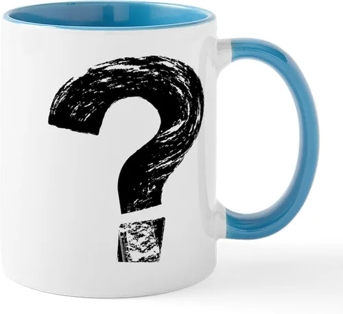 Vista 10 de CafePress Artistic Question Mark - Taza de café de cerámica de 11 oz (11.0 fl oz)