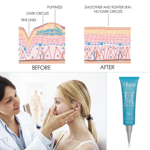 Vista 7 de Gel para ojos Puffy Eye Resultados instantáneos – Gel de ojos de reducción naturalmente rápida, elimina arrugas, hinchazón y bolsas – Gel hidratante