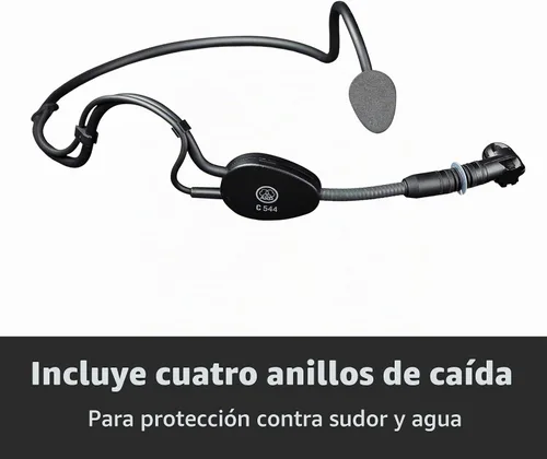 Vista 6 de AKG Pro Audio C544 L - Micrófono condensador deportivo de alto rendimiento, color negro