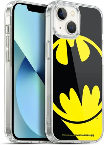 Vista 323 de Head Case Designs Funda de gel con licencia oficial de Batman DC Comics Bat Signal Logos [protección de grado militar] compatible con Apple iPhone 7