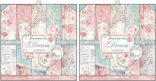 Vista 13 de Scrapbooking Bloc pequeño 10 hojas CM 20.3 x 20.3 (8 x 8 pulgadas) Selección de fondos - Rosa Perfum