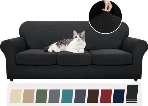 Vista 98 de YEMYHOM - Fundas elásticas para cojín individual, protector de sofá, silla, asiento, funda deslizante, funda suave de sofá, reemplazo, grande, a