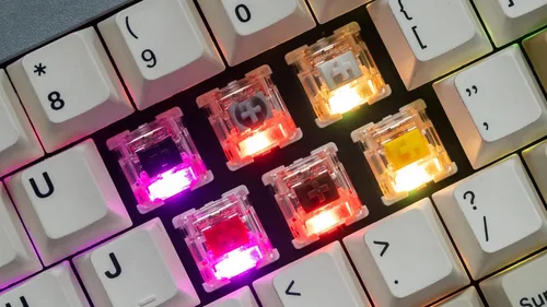 Vista 9 de Glacier G Pro versión 3.0 pre-lubricado 5 pines (105 piezas) juego para teclado mecánico con tapas de tecla/interruptores gratis extractor incluido