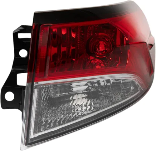 Vista 146 de Ensamble de luz trasera exterior TRQ para lado del conductor izquierdo trasero. Compatible con Toyota Corolla XLE 2020, 2021, 2022 y Toyota Corolla