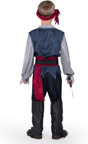 Vista 4 de Spooktacular Creations Disfraz de pirata Rogue para niño