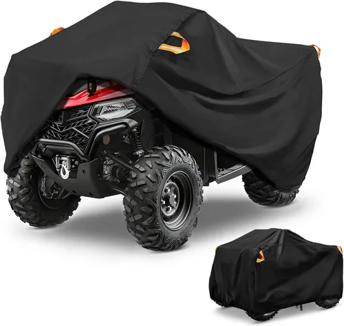 Vista 8 de Funda impermeable para cuatrimoto de 4 ruedas, resistente al polvo, anti rayos UV, resistente al viento, para todo tipo de clima