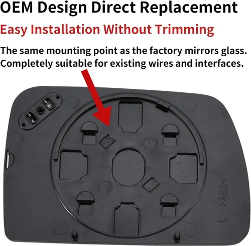 Vista 3 de Espejo lateral del conductor de repuesto para BMW X5 E53 1998 1999 2000 2001 2002 2003 2004 2005 2006 y Range Rover MK3 2003 2004 - Espejo lateral