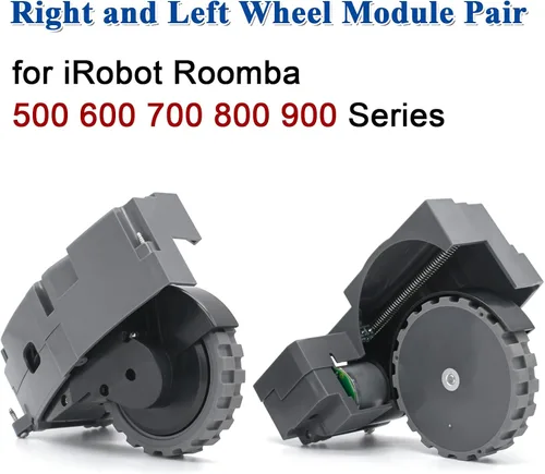 Vista 2 de Par de módulos de rueda derecha e izquierda para iRobot Roomba 500 600 700 800 900 Series Aspiradora Reemplazo