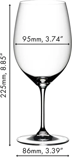 Vista 4 de Riedel Vinum Cabernet/Merlot Wine Class, Set de 2