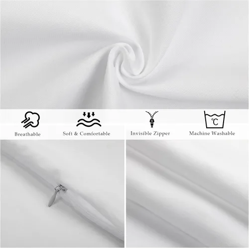 Vista 4 de Breling 6 fundas de almohada de sublimación personalizadas en blanco a granel, fundas de almohada de impresión de transferencia de calor, poliéster