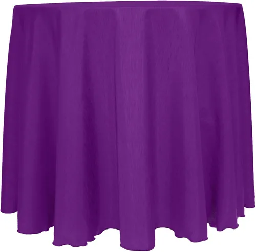 Vista 28 de Mantel reversible de satén Shantung de Ultimate Textile Majestic 96" redondo, Satin, Paquete de 2