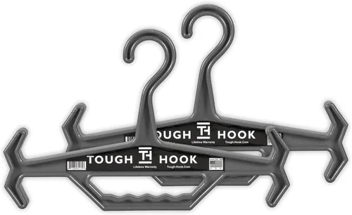 Vista 40 de Tough Hook ID - Percha de identificación resistente, fabricada en Estados Unidos, tapa de 200 libras, portaplatos, equipo táctico, buceo BCD