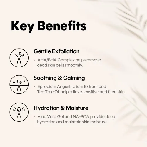 Vista 4 de IASO Potenciador transparente intensivo Retexturizador de piel, potente AHA/BHA, aloe calmante, textura suave de la piel, soluciones para aliviar
