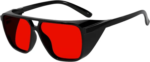 Vista 29 de Eyekepper 100% Gafas Anti-Luz Azul Fitover para Usar Sobre Gafas de Computadora con Lente Ámbar