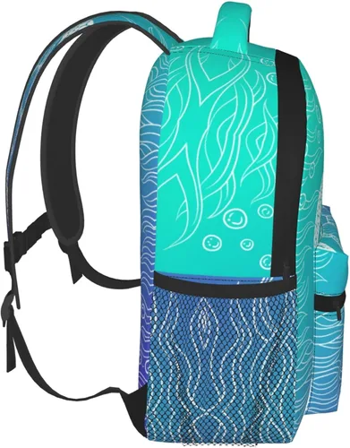Vista 3 de YSBKN Mini mochila escolar de 12 pulgadas para niños y niñas, Multicolor6, Mochilas Daypack