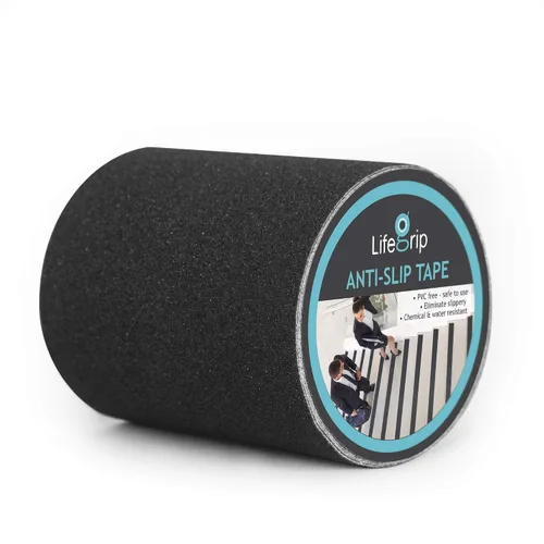 Vista 52 de Lifegrip - Cinta de tracción antideslizante, cinta de fricción de 1 pulgada x 15 pies, el mejor agarre, adhesivo abrasivo para escaleras, peldaños