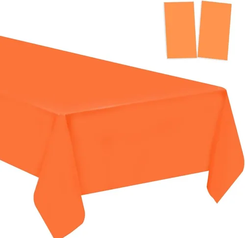 Vista 6 de Paquete de 2 manteles de plástico desechables, manteles de plástico para barbacoa, picnic, cumpleaños, bodas, fiestas, impermeables y a prueba