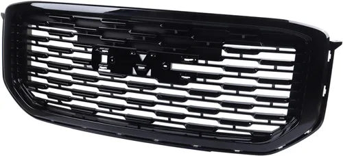 Vista 2 de GM120070 Parrilla de parachoques delantero apta para GMC Yukon/Yukon XL 2015-2020 estilo Denali negro brillante