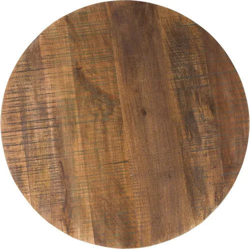 Vista 5 de Yosemite Home Decor Mesa de manivela, marrón, 30 x 30 x 31