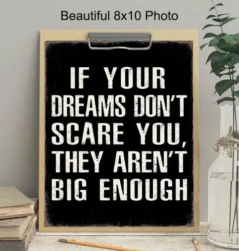 Vista 3 de Póster de pared – Póster motivacional de 8 x 10 pulgadas – Decoración de pared deportiva – Gimnasio, cueva de hombre, bar, dormitorio, decoración