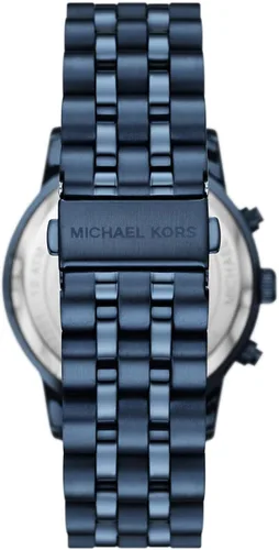 Vista 3 de Michael Kors Reloj de cuarzo Hutton para hombre, Azul, MK9088 - Reloj cronógrafo Hutton