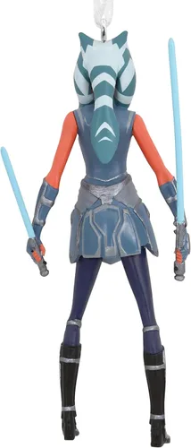 Vista 2 de Hallmark Star Wars: The Clone Wars Ahsoka Tano Adorno de Navidad