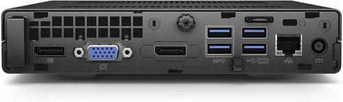 Vista 3 de HP EliteDesk 800 G2 Mini PC de escritorio empresarial Intel Quad-Core i3-6100T hasta 3.2G, 16GB DDR4,256GB SSD, VGA, puerto DP, Windows 10