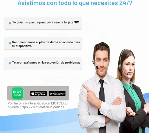 Vista 7 de Tarjeta SIM de datos EIOTCLUB para dispositivos IoT desbloqueados, 2 GB de 30 días, red dual Unlocked cameras, routers and tablets, USA coverage