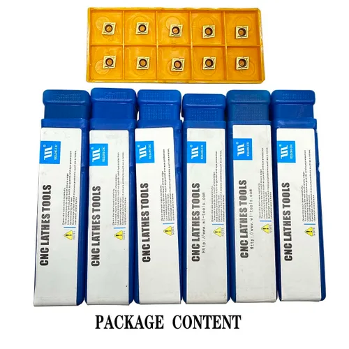 Vista 7 de GBJ 22pcs S06K/S07K/S08K-SCLCR06/SCLCL06 con CCMT21.51 CCMT060204 Insertos de carburo 95 ° Barras de mandrinar de torneado interno Herramienta