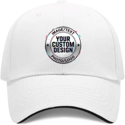 Vista 44 de Sombrero personalizado a granel Agregue su propio diseño aquí Sombreros personalizados Gorra de béisbol personalizada Hombres y mujeres
