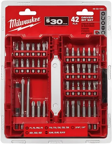Vista 2 de Milwaukee Electric Tool Milwaukee 48-32-1551 Juego de 42 puntas de controlador de PC