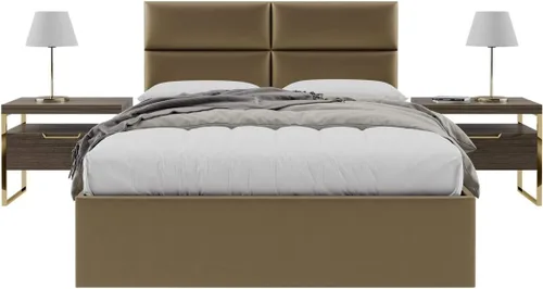 Vista 32 de Vänt - Paneles tapizados de cabecera para montar en la pared, diseño Elizabeth, 120 x 46 pulgadas, configuración de 16 paneles individuales