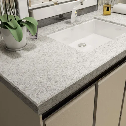 Vista 5 de LaCheery Papel adhesivo de granito sintético para encimeras, papel tapiz autoadhesivo de granito impermeable para encimeras de cocina, papel