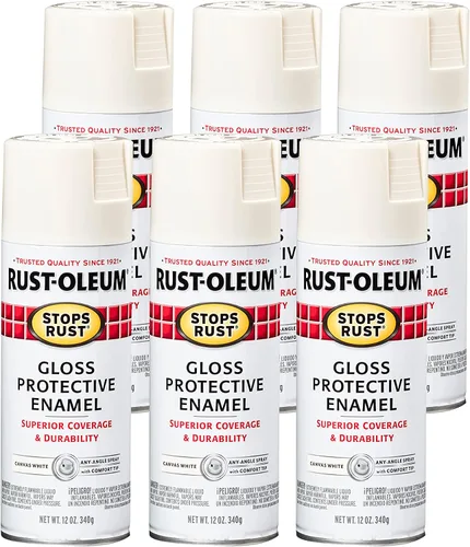 Vista 48 de Rust-Oleum 7776830 - Pintura en aerosol para prevención del óxido, 12 onzas, negro plano