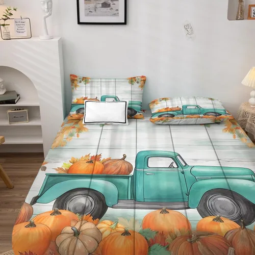 Vista 59 de Anchor Sheets - Juego de sábanas tamaño Queen, sábanas náuticas, de microfibra suave y bolsillo profundo, sábanas y fundas de almohada estampadas