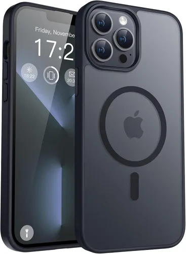 Vista 127 de Funda para teléfono Google Pixel 9 Pro XL, Compatible con Magnético, Protección contra Caídas de Grado Militar Translúcida Mate Resistente a Golpes