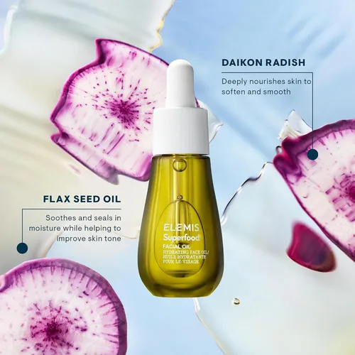 Vista 6 de Aceite facial de superalimentos ELEMIS - Suero nutritivo rico en antioxidantes, elixir ligero para la piel que mejora la luminosidad, potenciador