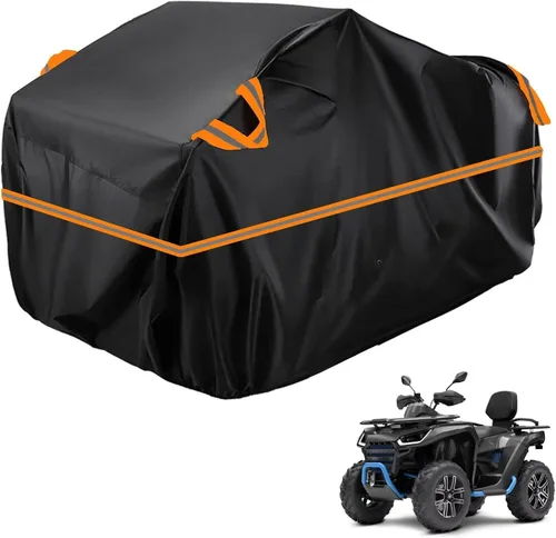 Vista 408 de Cubierta para ATV impermeable compatible con Arctic Cat H1 EFI TRV Cruiser 4x4 2011, cubierta de 210D para vehículos de 4 ruedas, cubierta para quad