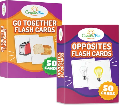 Vista 11 de Tarjetas flash Go Together para niños y adultos – 50 tarjetas realistas de emparejamiento de imágenes para terapia del habla, actividades