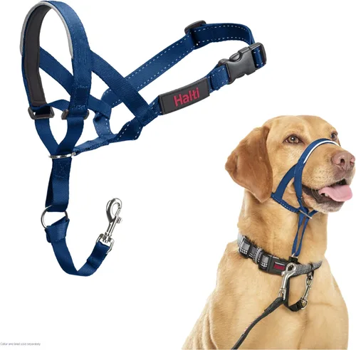 Vista 27 de Collar Halti - Detén a tu perro de tirar de la correa. Ajustable, reflectante y ligero, con banda nasal acolchada. Collar anti-tirón de Negro