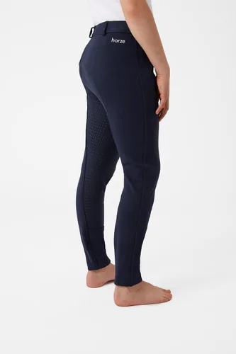 Vista 2 de HORZE Active Kids - Pantalones de equitación unisex con agarre de silicona para asiento completo