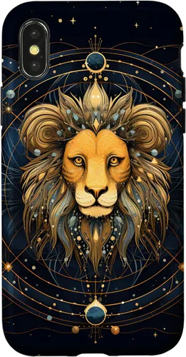 Vista 5 de Leo Zodiac Sign Lion Horoscope Constellation Case for iPhone 17
