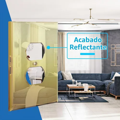 Vista 3 de LIDER Placa de pared dúplex para receptáculo, cubierta de salida con espejo, de gran tamaño, 1 cuadrilla Dorado